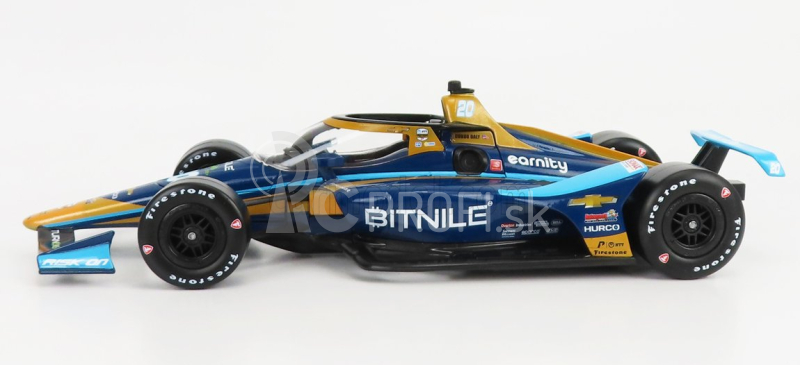 Greenlight Chevrolet Team Ed Carpenter Racing N 20 Indianapolis Indy 500 Series 2022 Conor Daly 1:18 2 Tones Blue and Gold