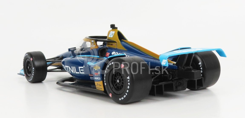 Greenlight Chevrolet Team Ed Carpenter Racing N 20 Indianapolis Indy 500 Series 2022 Conor Daly 1:18 2 Tones Blue and Gold