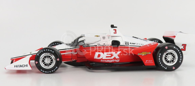 Greenlight Chevrolet Team Penske Dex Imaging N 3 Indianapolis Indy 500 Indycar Series 2021 S.mclaughlin 1:18 Červená Biela