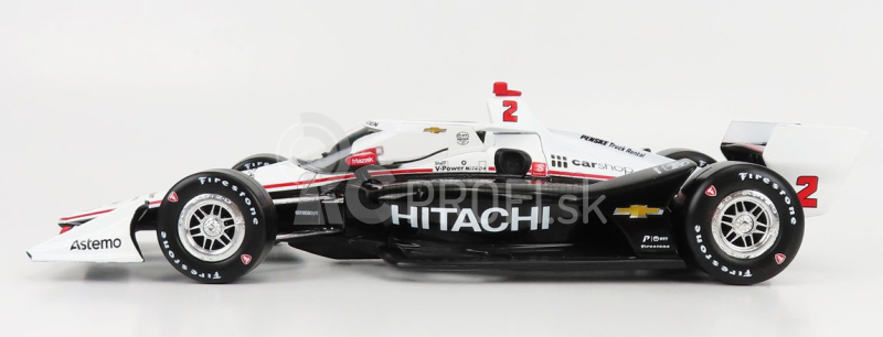 Greenlight Chevrolet Team Penske Hitachi N 2 Indianapolis Indy 500 Indycar Series 2022 J.newgarden 1:18 čierna biela