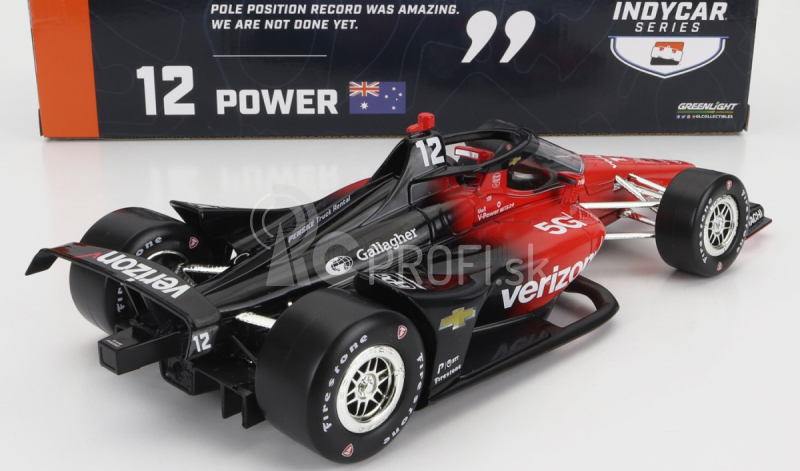 Greenlight Chevrolet Team Penske N12 Indianapolis Indy 500 Indycar Series 2023 Will Power 1:18 červená čierna