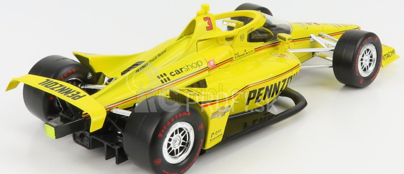 Greenlight Chevrolet Team Penske Pennzoil N 3 Indianapolis Indy 500 Indycar Series 2021 Scott Mclaughlin 1:18 Yellow