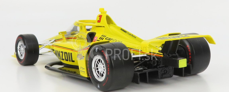 Greenlight Chevrolet Team Penske Pennzoil N 3 Indianapolis Indy 500 Indycar Series 2021 Scott Mclaughlin 1:18 Yellow