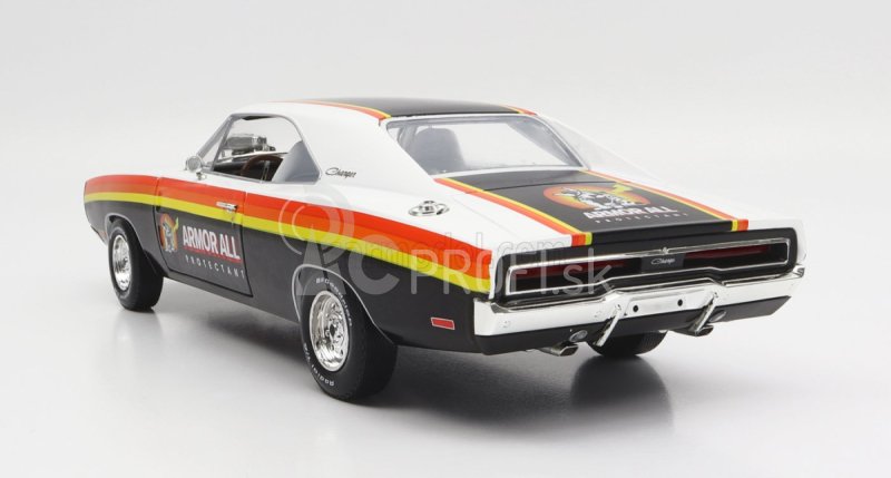 Greenlight Dodge Charger Coupe 1970 1:18 Biela čierna červená žltá