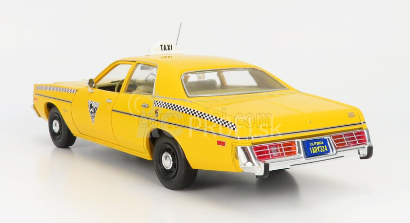 Greenlight Dodge Monaco Taxi City Cab Co 1978 - Rocky Iii Movie 1:18 Žltá