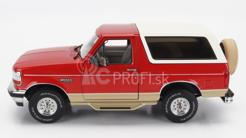 Greenlight Ford usa Bronco 1994 - Eddie Bauer Edition 1:18 červená zlatá biela