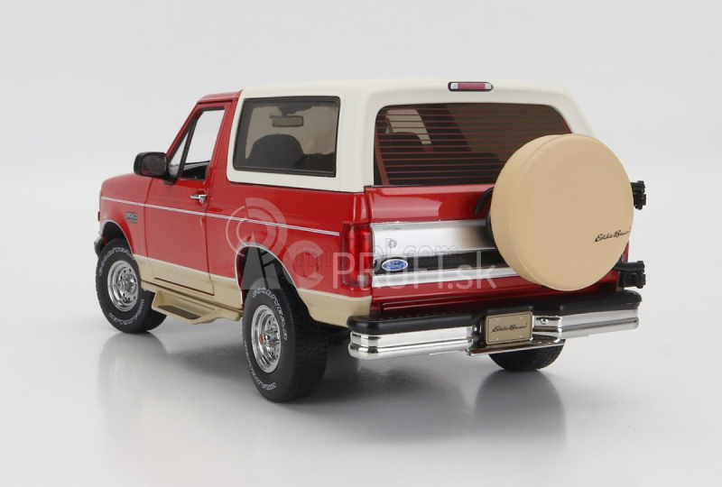 Greenlight Ford usa Bronco 1994 - Eddie Bauer Edition 1:18 červená zlatá biela