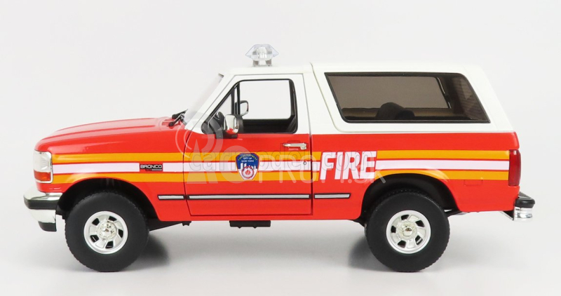 Greenlight Ford usa Bronco Fdny New York Fire Engine 1996 1:18 červená biela