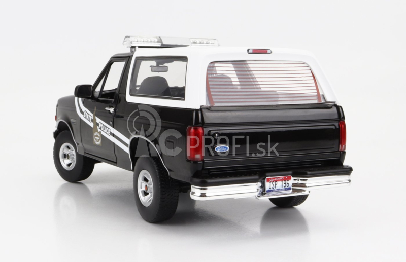 Greenlight Ford usa Bronco Idaho State Police 1996 1:18 čierna biela