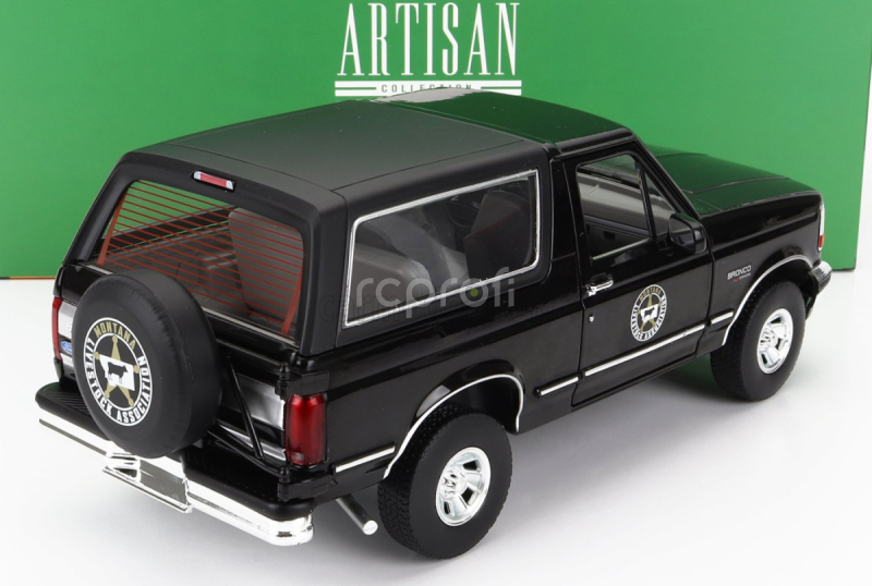 Greenlight Ford usa Bronco Montana Livestock Association 1992 - Yellowstone 1:18 čierna