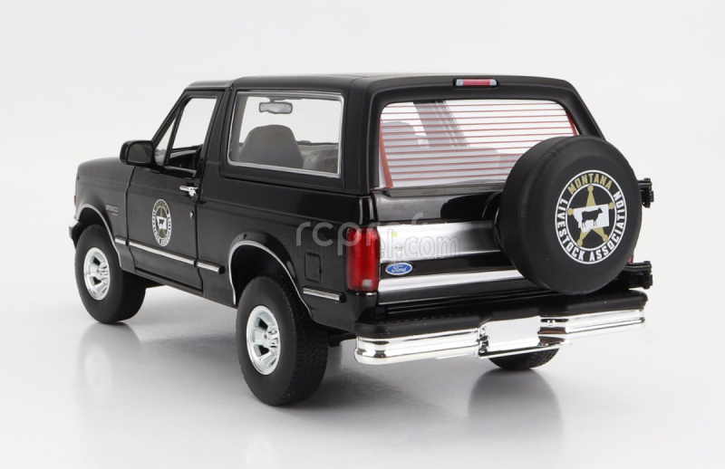 Greenlight Ford usa Bronco Montana Livestock Association 1992 - Yellowstone 1:18 čierna