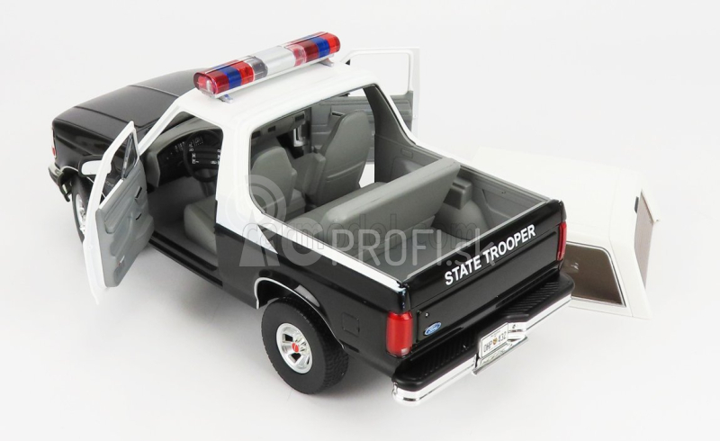 Greenlight Ford usa Bronco Oklahoma Highway Patrol Police 1996 1:18 čierna biela