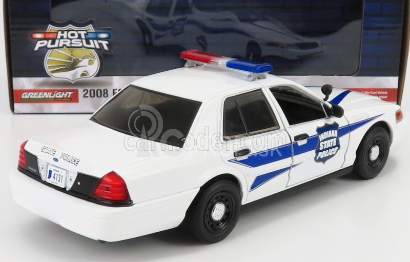 Greenlight Ford usa Crown Victoria Interceptor Indiana State Police 2008 1:24 Biela