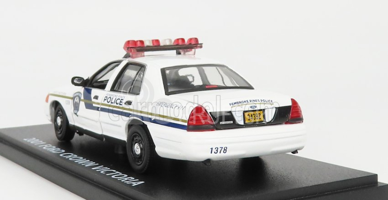 Greenlight Ford usa Crown Victoria Pembroke Pines Police 2001 - Dexter 1:43 Biela