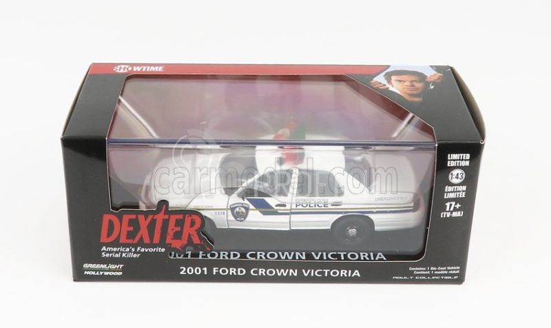 Greenlight Ford usa Crown Victoria Pembroke Pines Police 2001 - Dexter 1:43 Biela