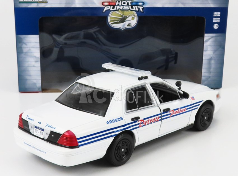 Greenlight Ford usa Crown Victoria Police Interceptor Detroit 2008 1:24 Biela