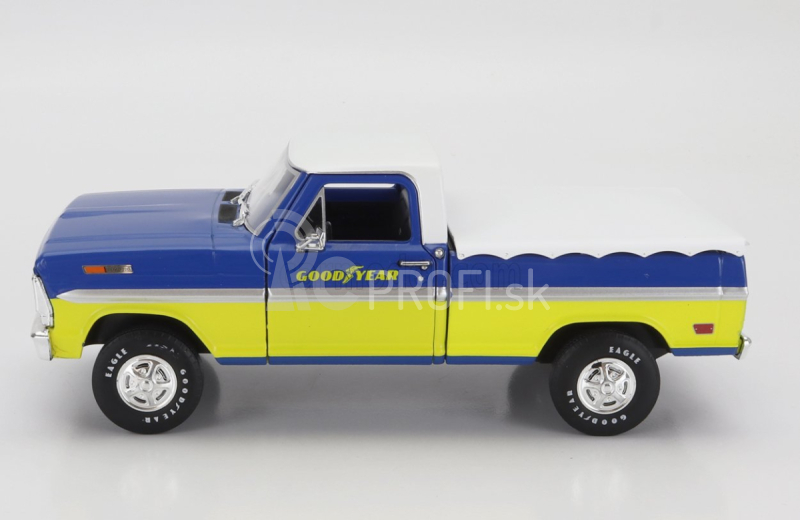 Greenlight Ford usa F-100 Pick-up Dobrý rok 1969 1:24 Modrá žltá