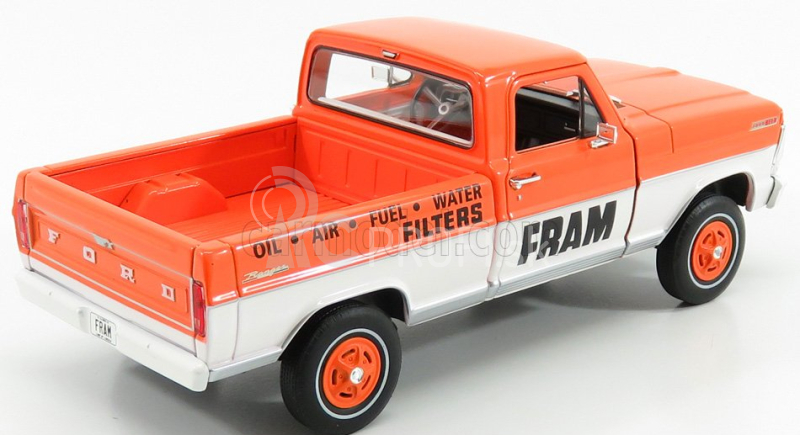 Greenlight Ford usa F-100 Pick-up Fram 1967 1:24 oranžová biela