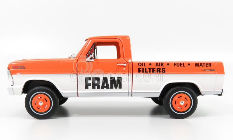 Greenlight Ford usa F-100 Pick-up Fram 1967 1:24 oranžová biela