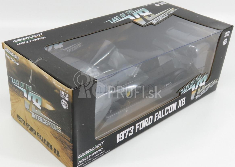 Greenlight Ford usa Falcon Xb Interceptor 1973 - Posledný z V8 Interceptorov - 1979 Madmax Movie 1:18 Matt Black