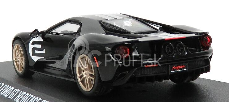 Greenlight Ford usa Gt N 2 Heritage Edition 2019 1:43 Black Silver