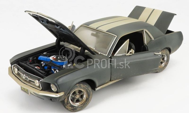 Greenlight Ford usa Mustang Coupe 1967 - Adonis Creed's Ii 1:18 Matt Black