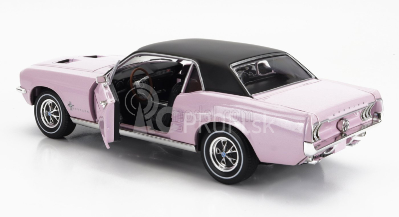 Greenlight Ford usa Mustang Coupe 1968 - The She Country Mustang 1:18 Ružová čierna