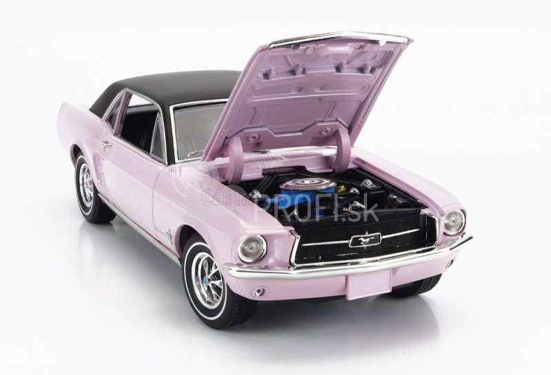 Greenlight Ford usa Mustang Coupe 1968 - The She Country Mustang 1:18 Ružová čierna