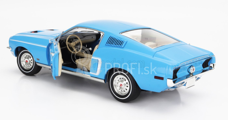 Greenlight Ford usa Mustang Fastback Coupe 1968 - Ford Rainbow Of Colors 1:18 Sierra Blue