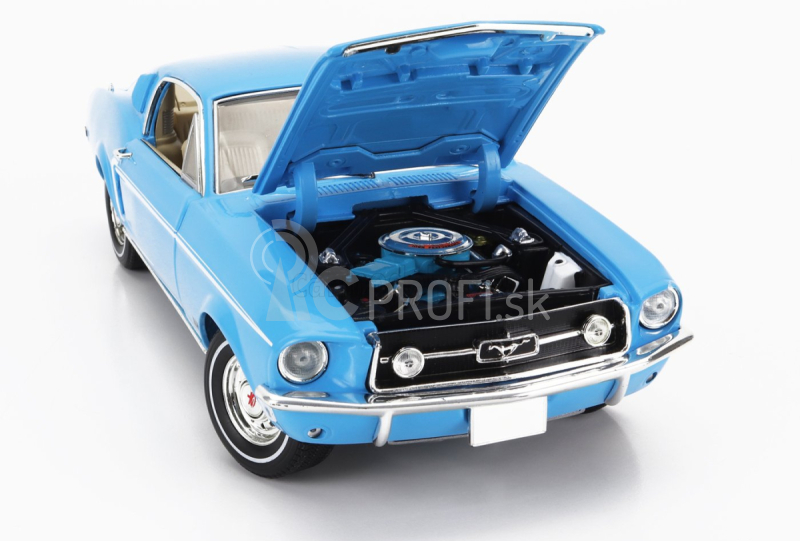 Greenlight Ford usa Mustang Fastback Coupe 1968 - Ford Rainbow Of Colors 1:18 Sierra Blue