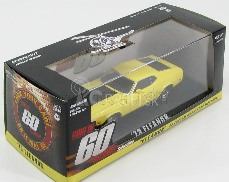 Greenlight Ford usa Mustang Mach 1 - Eleanor - Gone In 60 Seconds 1:43 Yellow