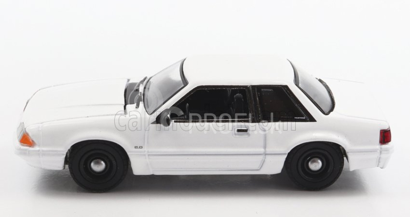 Greenlight Ford usa Mustang Ssp Police 1987 1:64 biely