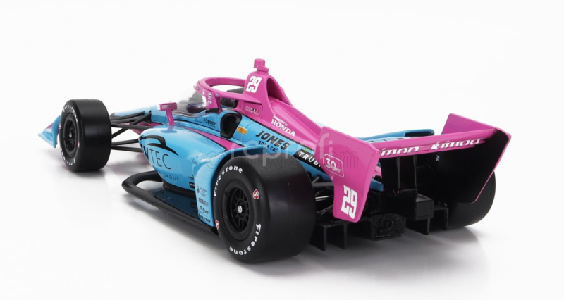 Greenlight Honda Team Andretti Autosport N 29 Indianapolis Indy 500 Indycar Series 2023 D.defrancesco 1:18 Modrá Ružová