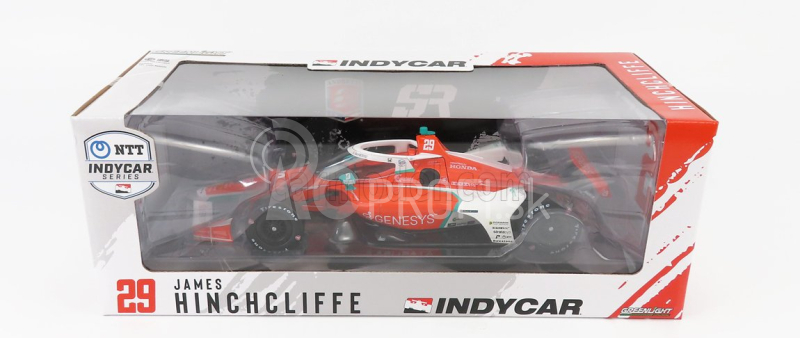 Greenlight Honda Team Andretti Steinbrenner Autosport N 29 Indianapolis Indy 500 Indycar Series 2021 James Hinchcliffe 1:18 oranžová biela