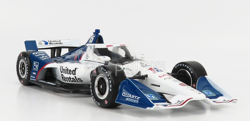 Greenlight Honda Team Letterman Lanigan Racing N 15 Indianapolis Indy 500 Indycar Series 2022 Graham Rahal 1:18 Biela červená