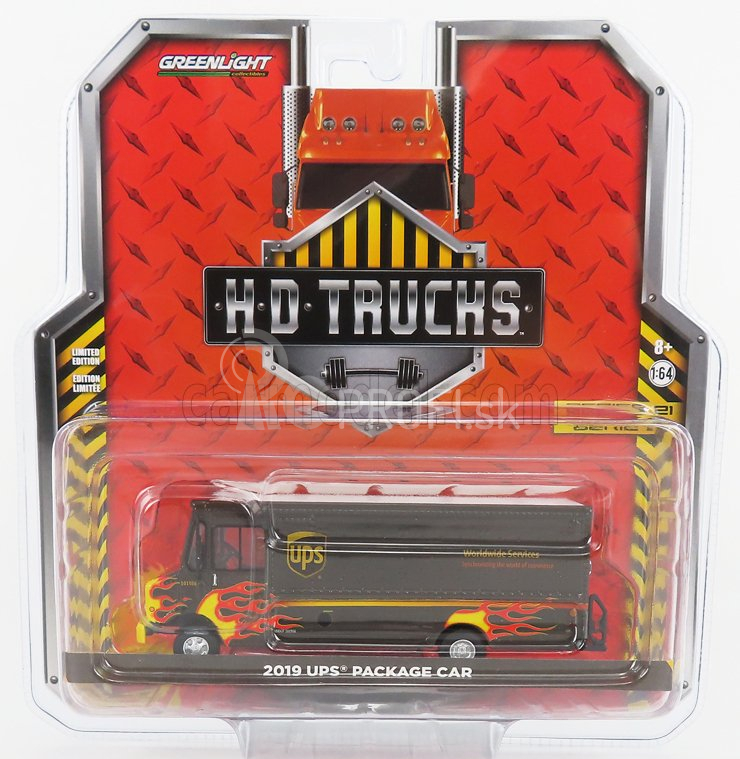 Greenlight International Set Assortment 6 kusov - 2x Durastar Truck Waste Managment 2013 - 2x Truck United Parcel Service 2019 - 2x Truck Mail Delivery Canada Post 2019 1:64 Rôzne