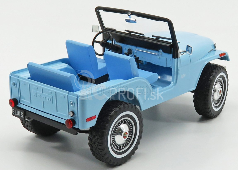 Greenlight Jeep Cj-5 1963 - Osobný automobil Elvisa Presleyho 1:18 Svetlo modrá