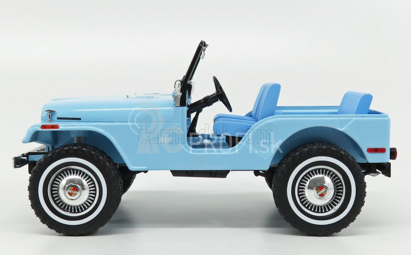 Greenlight Jeep Cj-5 1963 - Osobný automobil Elvisa Presleyho 1:18 Svetlo modrá