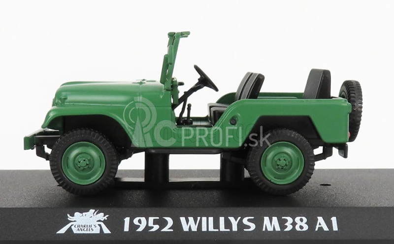 Greenlight Jeep Willys M38 A1 1952 - Charlieho anjeli 1:43 Vojenská zelená