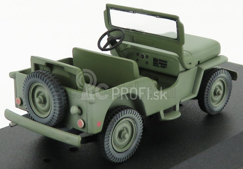 Greenlight Jeep Willys M38 Open 1950 - M-a-s-h 1:43 Vojenská zelená