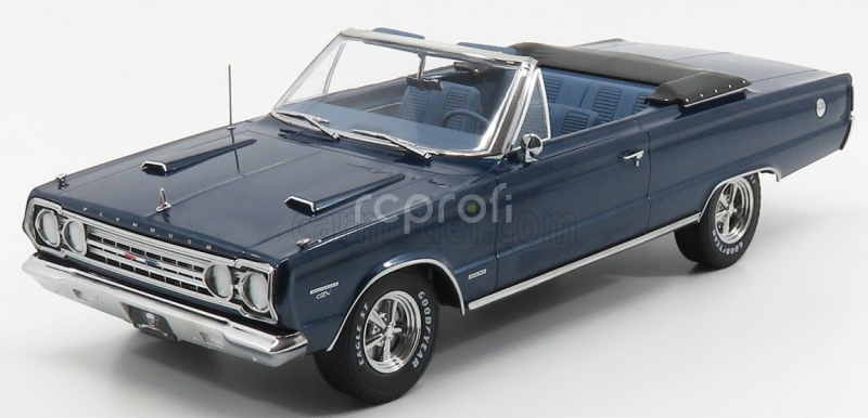 Greenlight Plymouth Belvedere Gtx Cabriolet Graveyard Carz 1967 1:18 Modrá biela