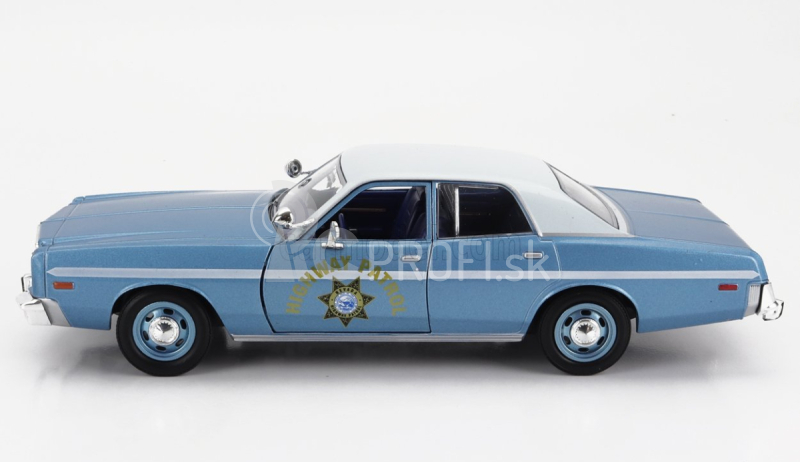 Greenlight Plymouth Fury Nevada Highway Patrol Police 1978 1:24 svetlomodrá