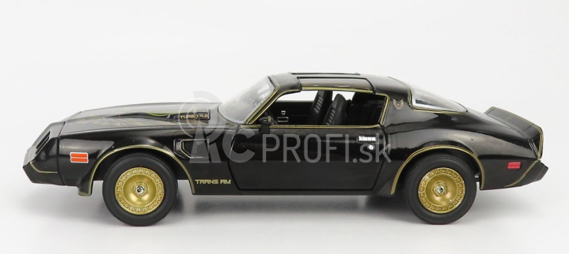 Greenlight Pontiac Firebird Turbo 4.9l Trans-am 1980 1:24 čierna zlatá