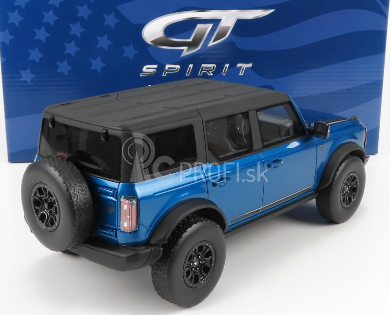 Gt-spirit Ford usa Bronco 2021 1:18 Modrá čierna