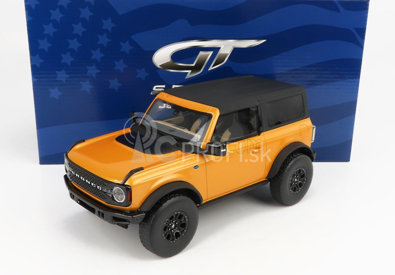 Gt-spirit Ford usa Bronco Wildtrack 2021 1:18 Žltá s čiernou