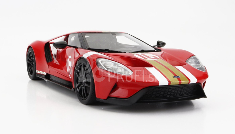 Gt-spirit Ford usa Gt Heritage Edition N 16 Alan Mann 2022 1:18 Červená zlatá