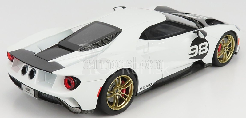 Gt-spirit Ford usa Gt N 98 2021 - Tribute 24h Daytona K.miles L.ruby 1966 1:18 White Carbon Red