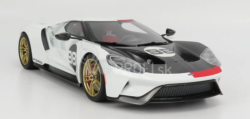 Gt-spirit Ford usa Gt N 98 2021 - Tribute 24h Daytona K.miles L.ruby 1966 1:18 White Carbon Red