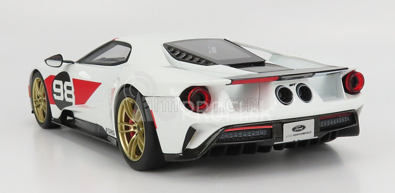 Gt-spirit Ford usa Gt N 98 2021 - Tribute 24h Daytona K.miles L.ruby 1966 1:18 White Carbon Red