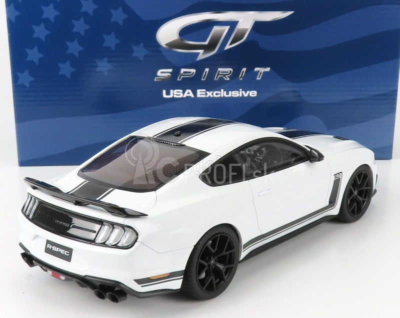 Gt-spirit Ford usa Mustang Coupe 5.0 R-spec Rhd 2020 1:18 White Black